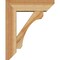 Ekena Millwork Legacy Slat Rough Sawn Bracket w/ Offset Brace, Western Red Cedar, 6"W x 18"D x 22"H BKT0604X18X22LEC06RWR - alternate 2